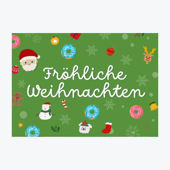 Card "Fröhliche Weihnachten"