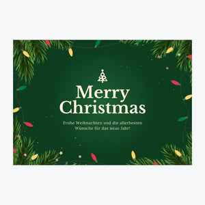 Karte "Merry Christmas"