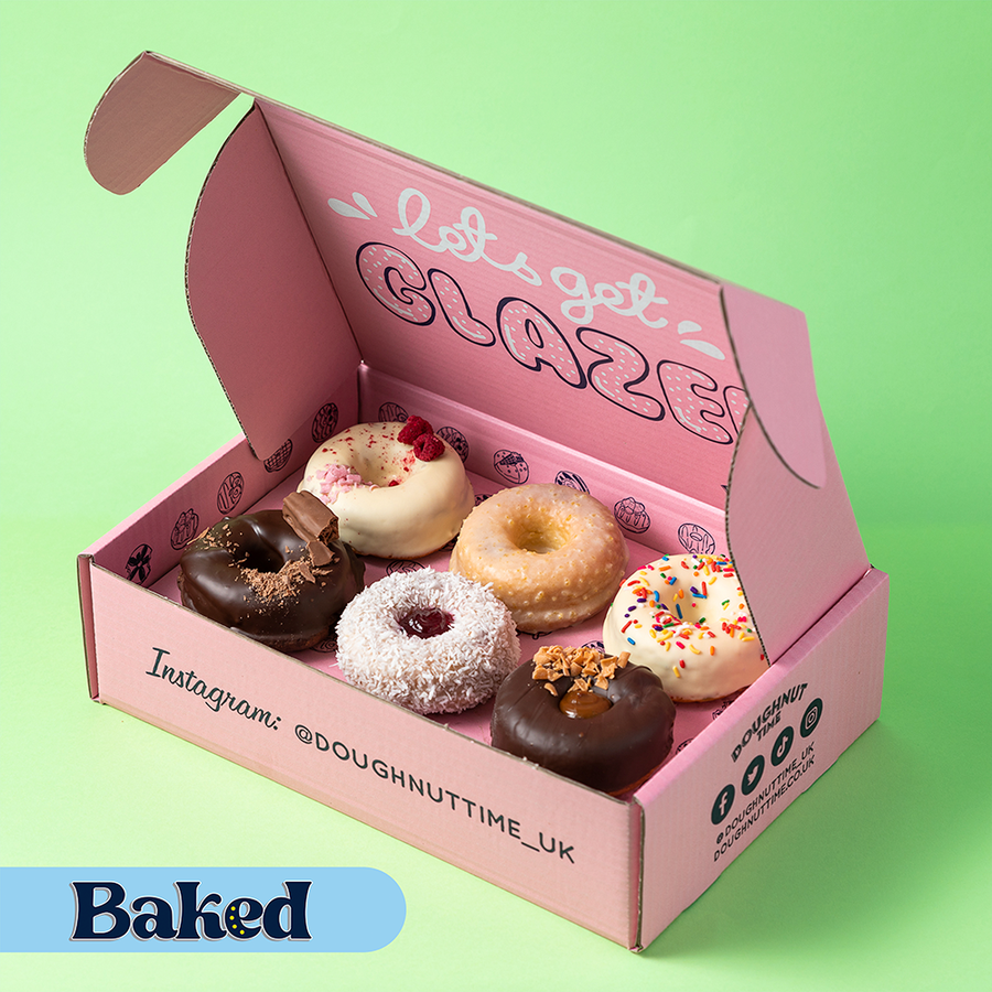 Caja de regalo "Baked Signature" para rosquillas sin gluten