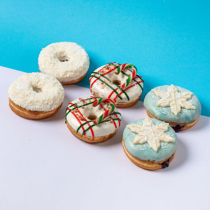 Caja de regalo de donuts "Navidad vegana" (VG)
