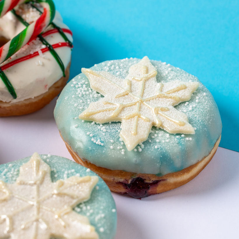 Caja de regalo de donuts "Navidad vegana" (VG)