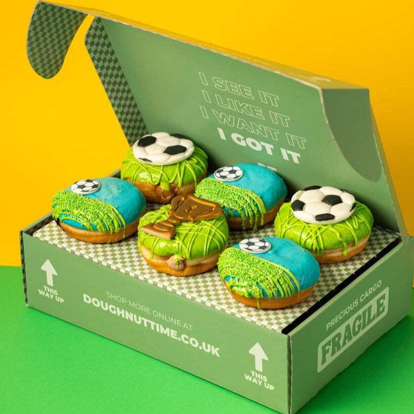 Fußball Donut Geschenkbox (vegan)