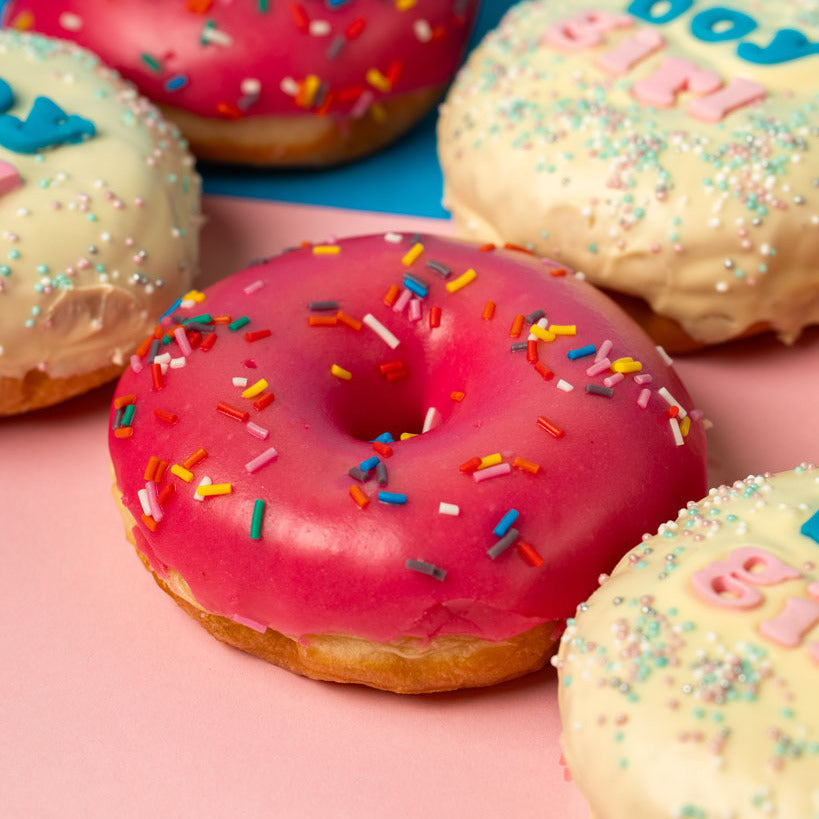Gender Reveal Donut Geschenkbox (vegan)