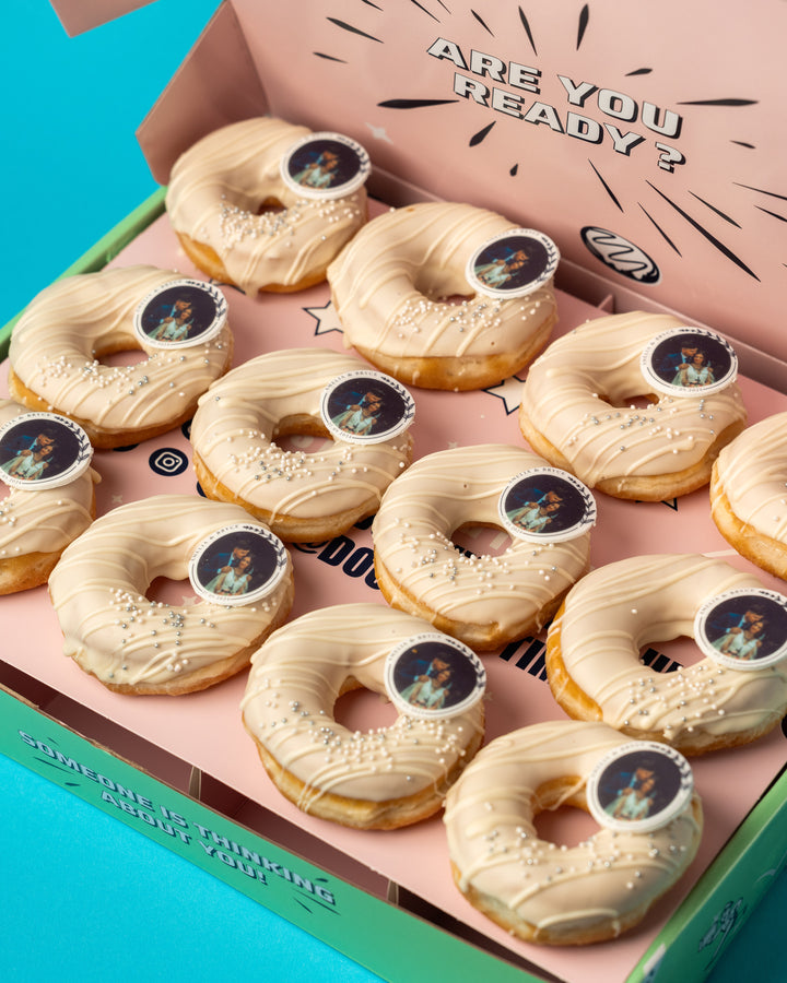 Hochzeit Mini-Donut Geschenkbox (vegan)