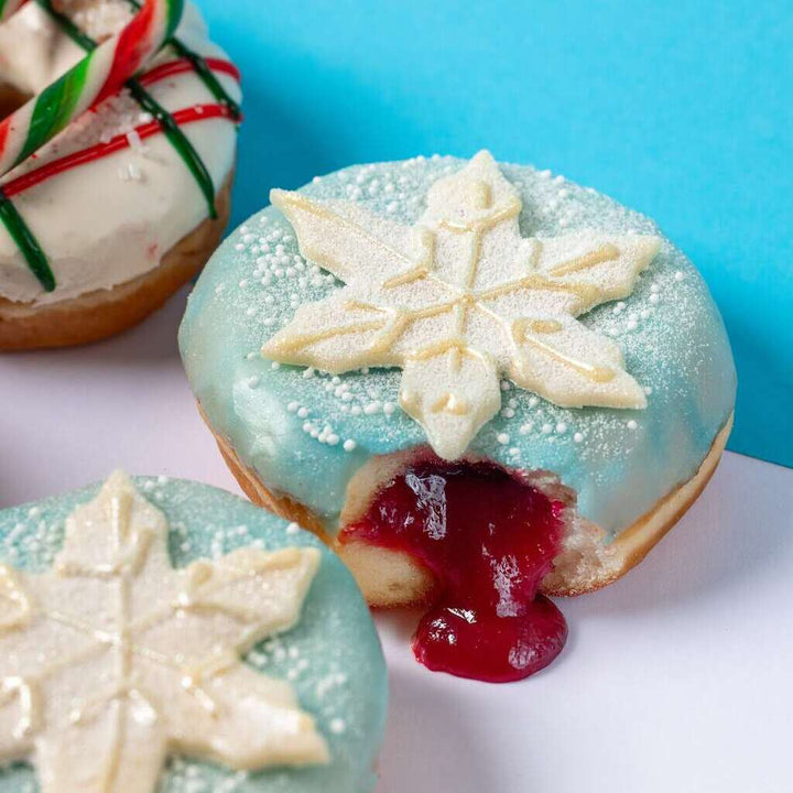 Caja de regalo de donuts "Navidad vegana" (VG)