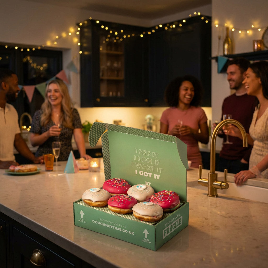 Gender Reveal Donut Geschenkbox (vegan)