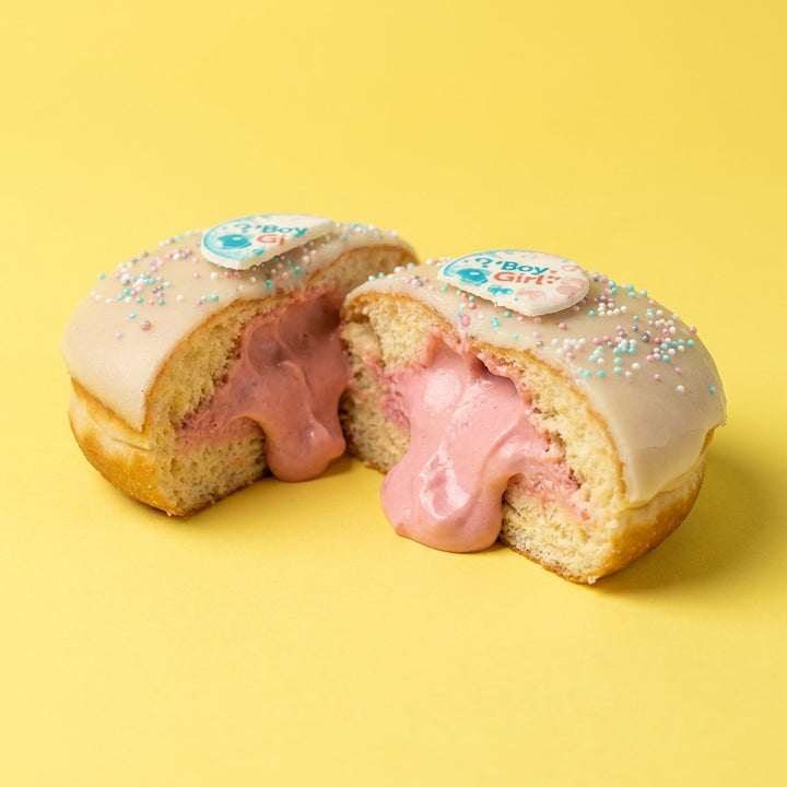 Gender Reveal Donut Geschenkbox (vegan)