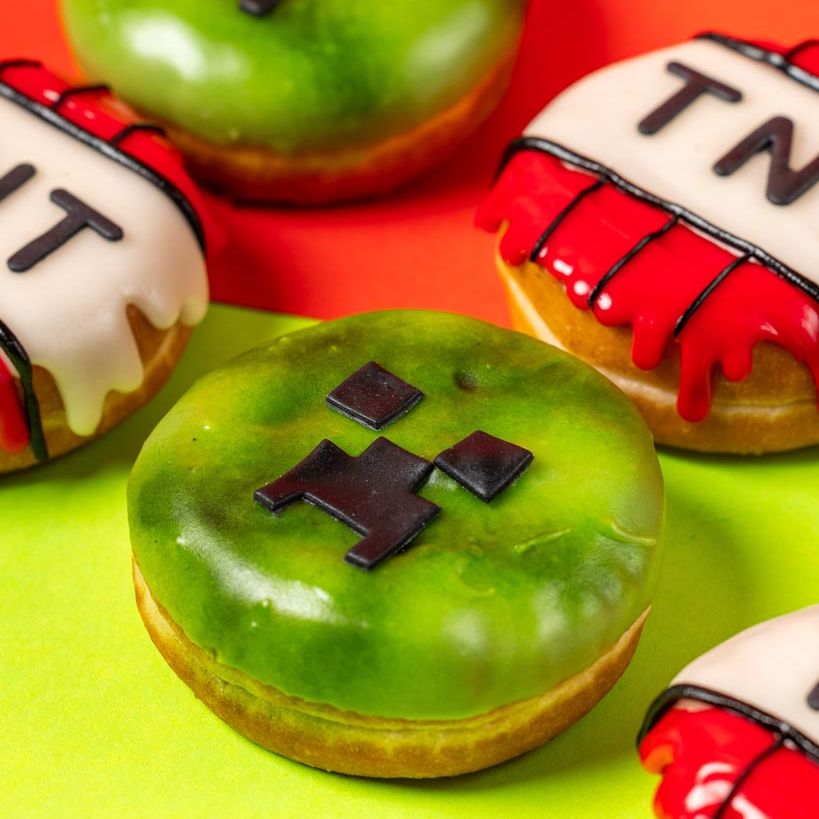 "Minecraft Special" Donut Geschenkbox (vegan)