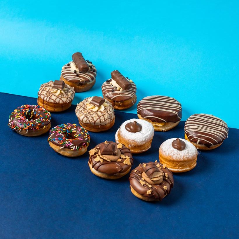 "Chocoholics" Mini-Donut Geschenkbox