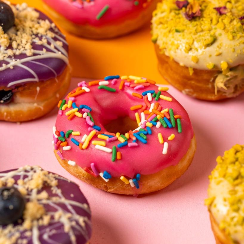 "Leo's Favourites" Mini-Donut Geschenkbox