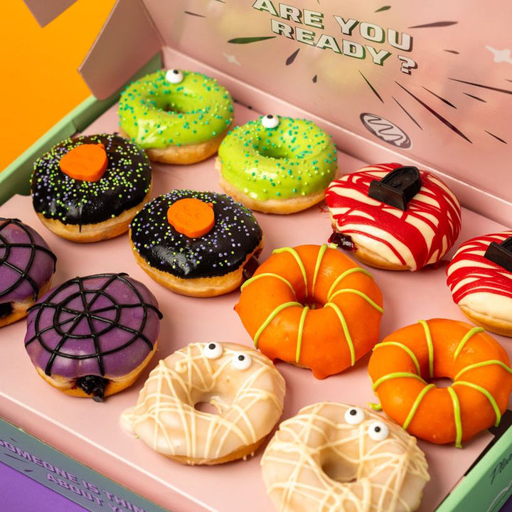 Halloween Mini-Donut Geschenkbox (VG)