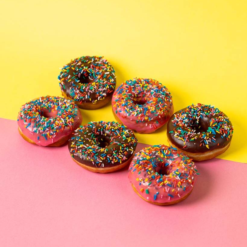 Scatola di ciambelle per feste (24 pezzi)